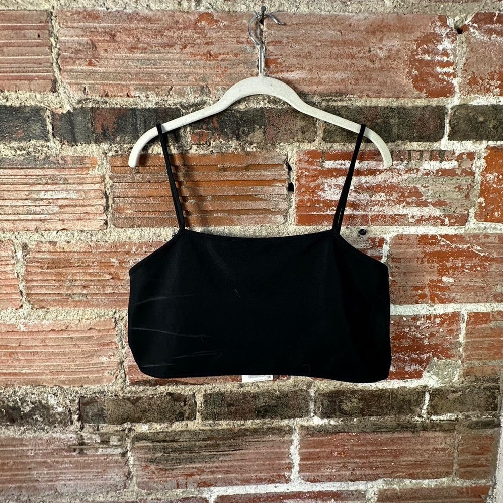 NWT ZARA BLACK CROP TOP